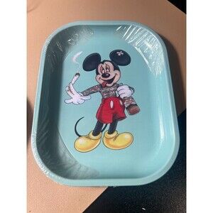 NEW  Mickey Mouse The Famous Mouse Rolling Tray Metal 5"x7" Cartoons Collectible